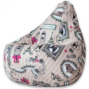 Кресло -мешок XL жаккард арт.5005221, разноцветный (candy)