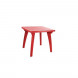 Стол пластиковый Луна арт.740кр квадратный (красный)