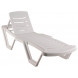 Лежак Резорт арт.956365, пластик (белый)