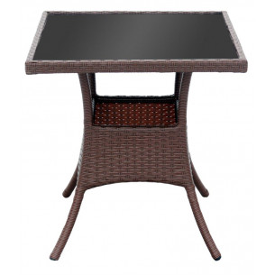 Стол к набору Монреаль мини арт.B681-1 (каркас колорадо, столешница тонированная)