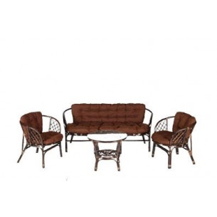 Набор мебели Багамы XL арт.CV-B01C-3BM коричневый, коричневый "Garden story"