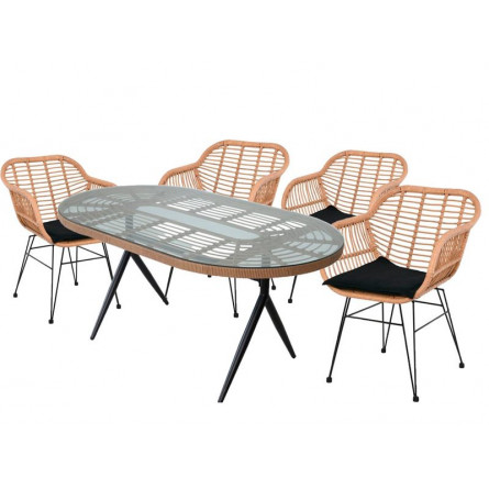 Набор мебели Адриан арт.GS006/GS007 бежевый, "Garden story"