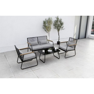 Набор мебели Амелия арт.GS012 черный, серый "Garden story"