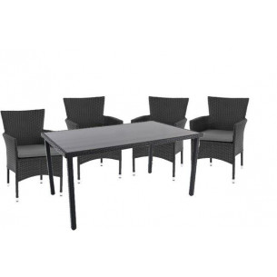 Набор мебели Аскер арт.GS015/GS017 черный, "Garden story"