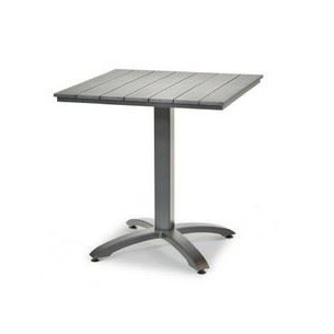 Стол квадратный арт.GS025 70х70 см поливуд 1 уп.(каркас черный, столешница поливуд) "Garden story"