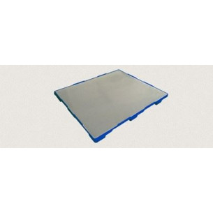 Поддон полимерный сплошной 1200х800х150мм серый/ синий низ арт.GS-1440Псер-с ,