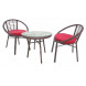 Набор мебели Амальфи арт.SR003 коричневый, красный "Garden story"