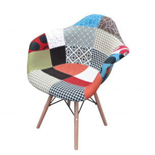 Кресло интерьерное Терри Премиум арт.W-127 бежевый разноцветный, "Garden story"