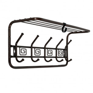 Вешалка с полкой Ажур 80 см арт.ВСПА 203 М (медный антик)