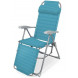 Кресло -шезлонг Ника К3 арт.К3/Б серый бирюзовый, без м/э