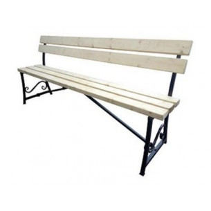 Лавочка садовая Флора арт.Л3261 разборная 1,5м (2 уп доски + стойки)