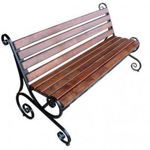 Лавочка садовая Шарм арт.ЛШ-150 разборная 1,5м (без подлокотников)