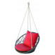 Кресло подвесное Майорка 910 арт.М455-МТ001 цв.корзины коричневый, цв.подушки красный "Garden story"