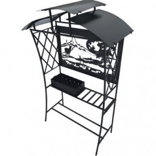 Мангал с крышей Горный олень 1,2 м (3 уп.) арт.МР-ГО