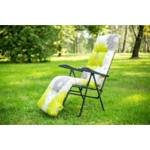 Кресло -шезлонг Альберто-2 тафтинг арт.с1011/92 антрацит антрацит, разноцветный