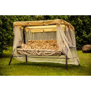 Качели садовые 3-х местные Варна тафтинг арт.с1103