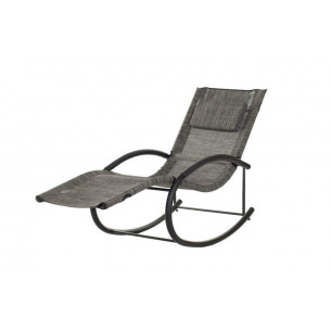 Лежак арт.с1214, текстилен (серый)