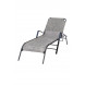 Лежак пляжный арт.с1326, текстилен (серый)