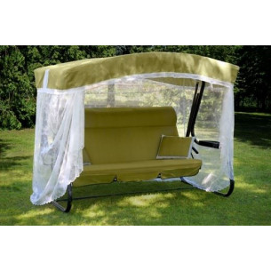 Качели садовые 3-х местные Альвина арт.с1329