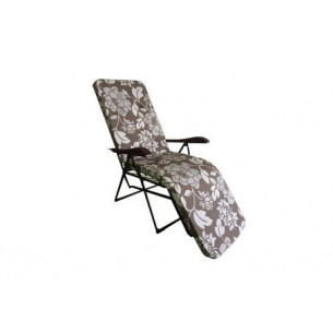 Кресло -шезлонг Альберто-3 арт.с562/129/1, коричневый,коричневый, коричневый,белый