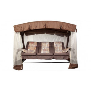 Качели садовые 3-х местные Палермо Премиум меб.ткань арт.с591