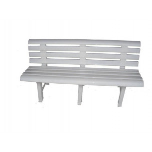 Скамья пластиковая арт.СКП-МТ001 (белая)