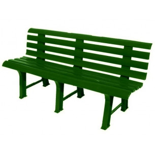 Скамья пластиковая арт.СКП-МТ015 (зеленая)