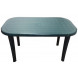 Стол пластиковый арт.СП2-МТ008 овальный (темно-зеленый)