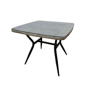 Стол к набору Эмилия арт.Т-542 (каркас бежево-серый, столешница тонированная) "Garden story"