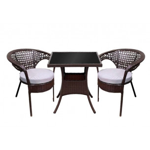 Набор мебели Монреаль мини New арт.Т-97В, у-461 черный, коричневый, серый "Garden story"