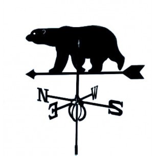 Флюгер Медведь + крепление Ф912/1