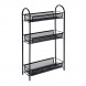 Этажерка напольная Ладья 13 арт.Э 399 Ч 3 полки, черный