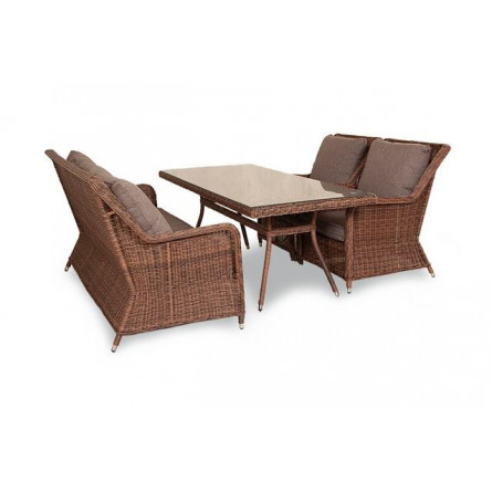 обеденная группа из искусственного ротанга