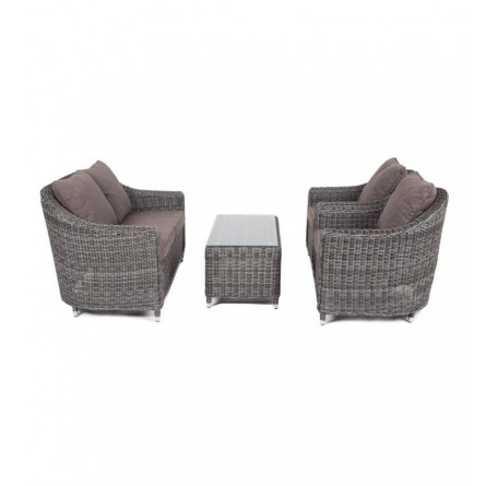 лаунж-зона из искусственного ротанга