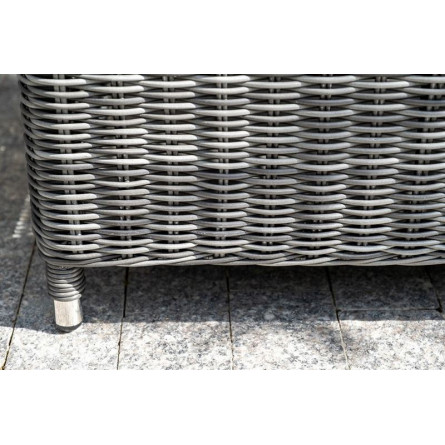 "Кон Панна" лаунж-зона из искусственного ротанга, цвет графит