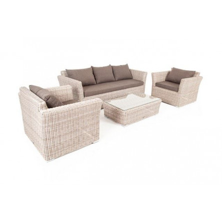 лаунж-зона из искусственного ротанга