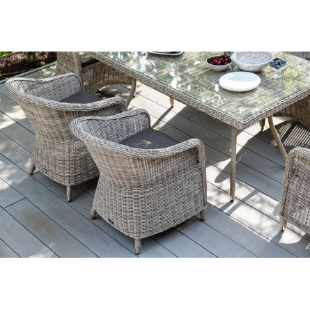 "Эспрессо" обеденная группа плетеная, цвет бежевый