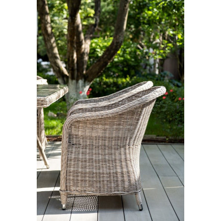 "Эспрессо" обеденная группа плетеная, цвет бежевый