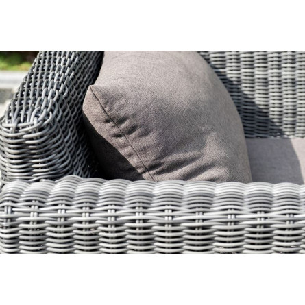 "Капучино" лаунж-зона из искусственного ротанга, цвет графит