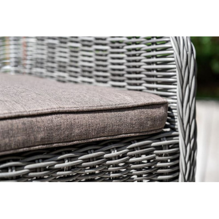 "Фредо" обеденная группа плетеная, цвет графит