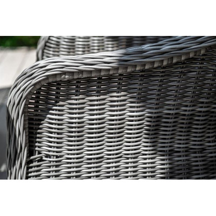 "Фредо" обеденная группа плетеная, цвет графит