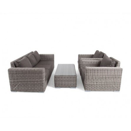 лаунж-зона из искусственного ротанга