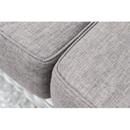 "Боно" лаунж-зона из искусственного ротанга, цвет серый