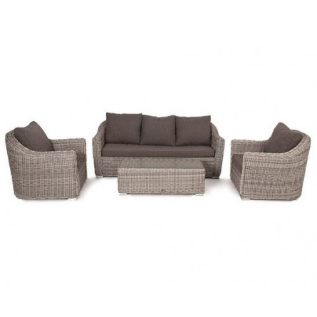 лаунж-зона из искусственного ротанга