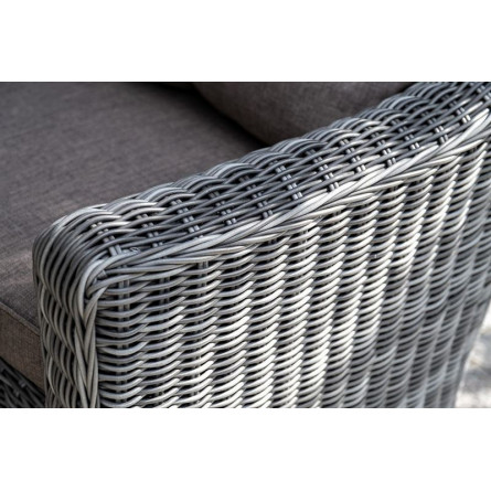 "Кон Панна" кресло из искусственного ротанга, цвет графит