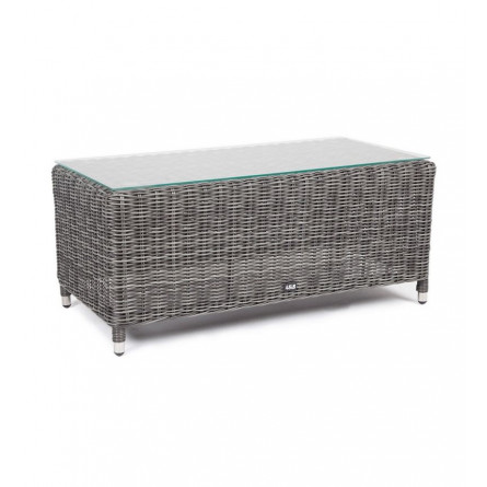 "Кон Панна" столик журнальный из искусственного ротанга, цвет графит