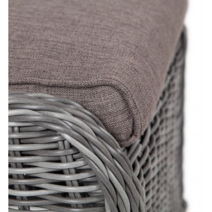 "Толедо" пуф плетеный, цвет графит