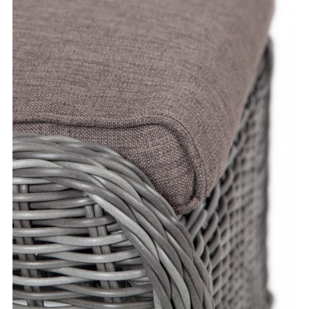 "Толедо" пуф плетеный, цвет графит