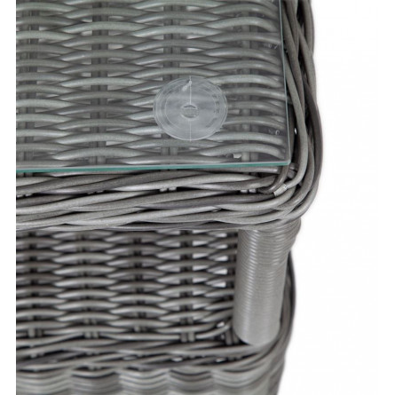 столик кофейный из искусственного ротанга