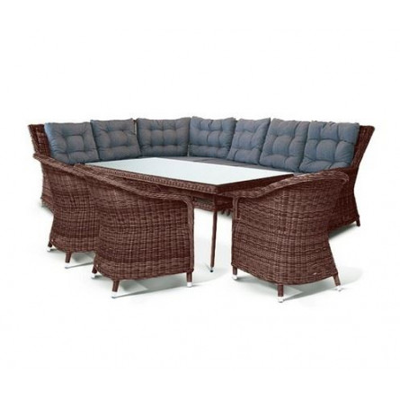 обеденная группа из искусственного ротанга